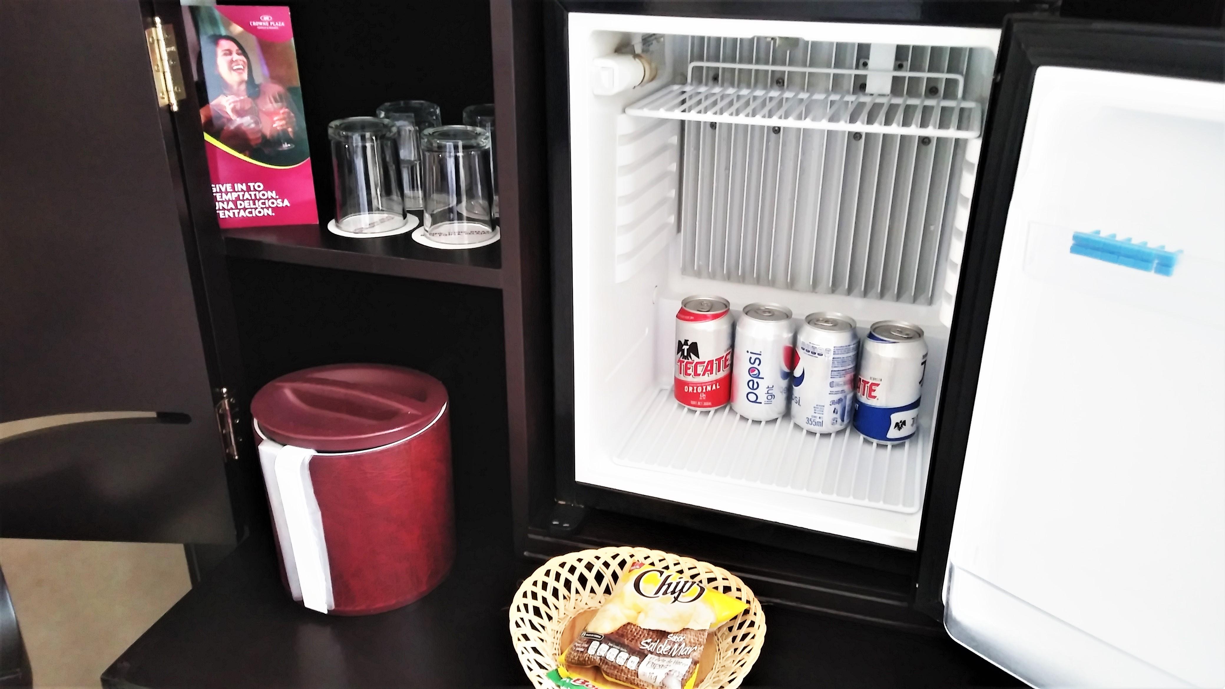 墨西哥城wtc贝莱尔独特酒店-温德姆商标精选 外观 照片 A mini-bar in a hotel room